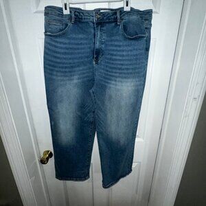 Special A Medium Wash Wide Leg Jeans